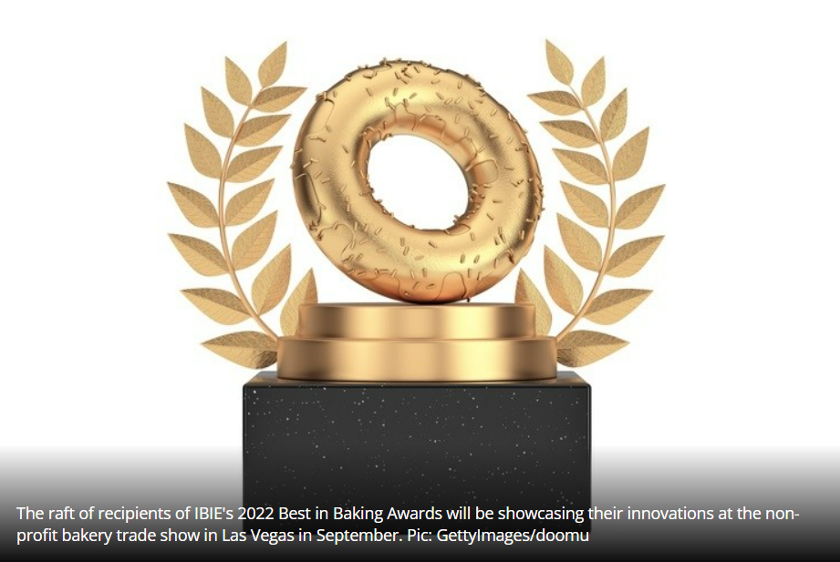 A beautiful award for the IBIE Best In Baking 2022