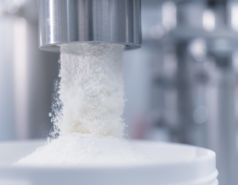 Manufacturing Powder Substance and output from machine. Powder Material Handling Equipment.